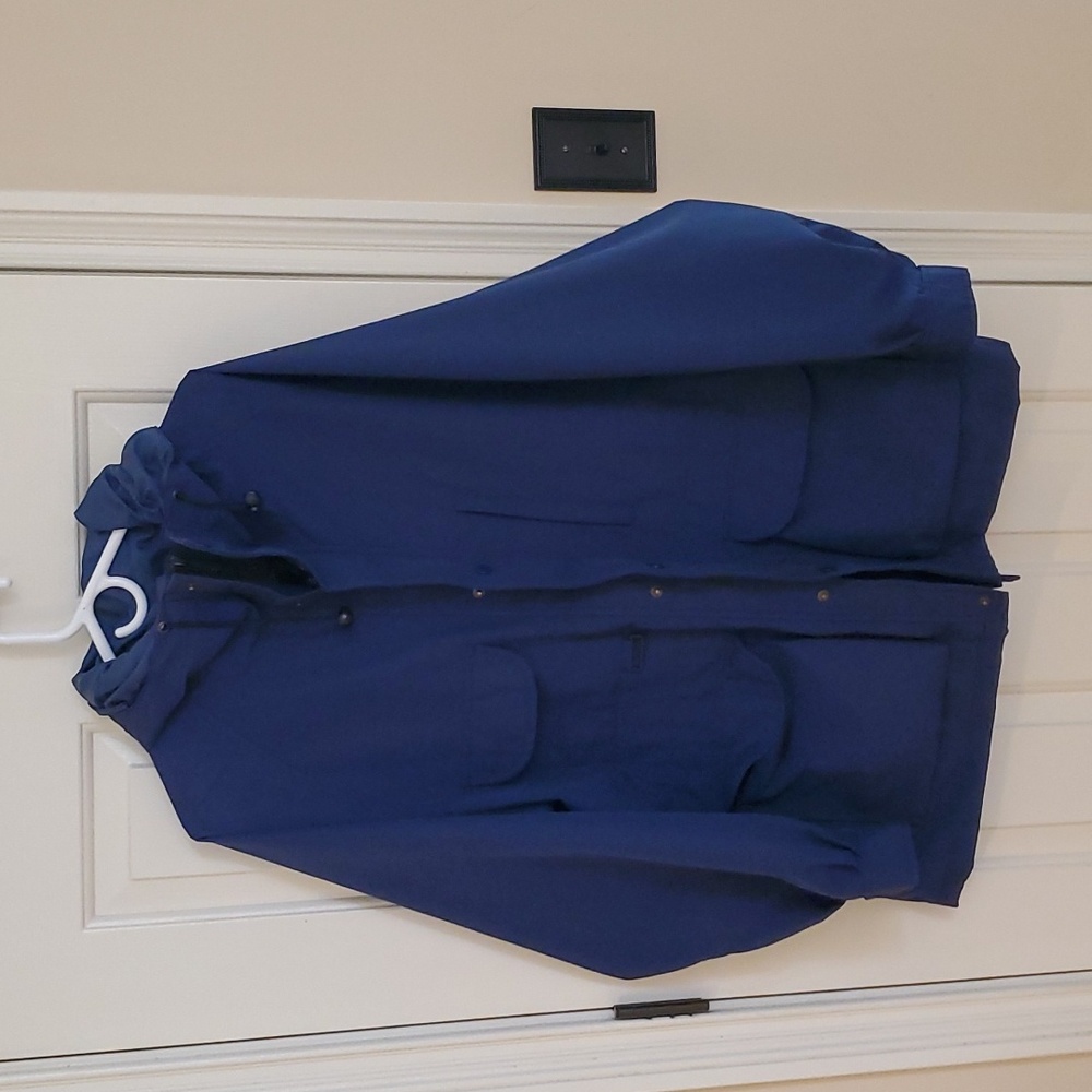 Eddie Bauer blue nylon Gore-Tex men's large jacket